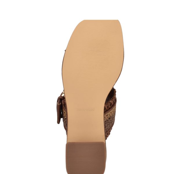 Ebels Block Heel Slide Sandals - Image 5