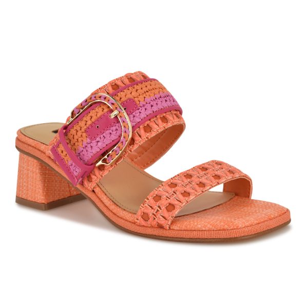 Ebels Block Heel Slide Sandals - Image 2